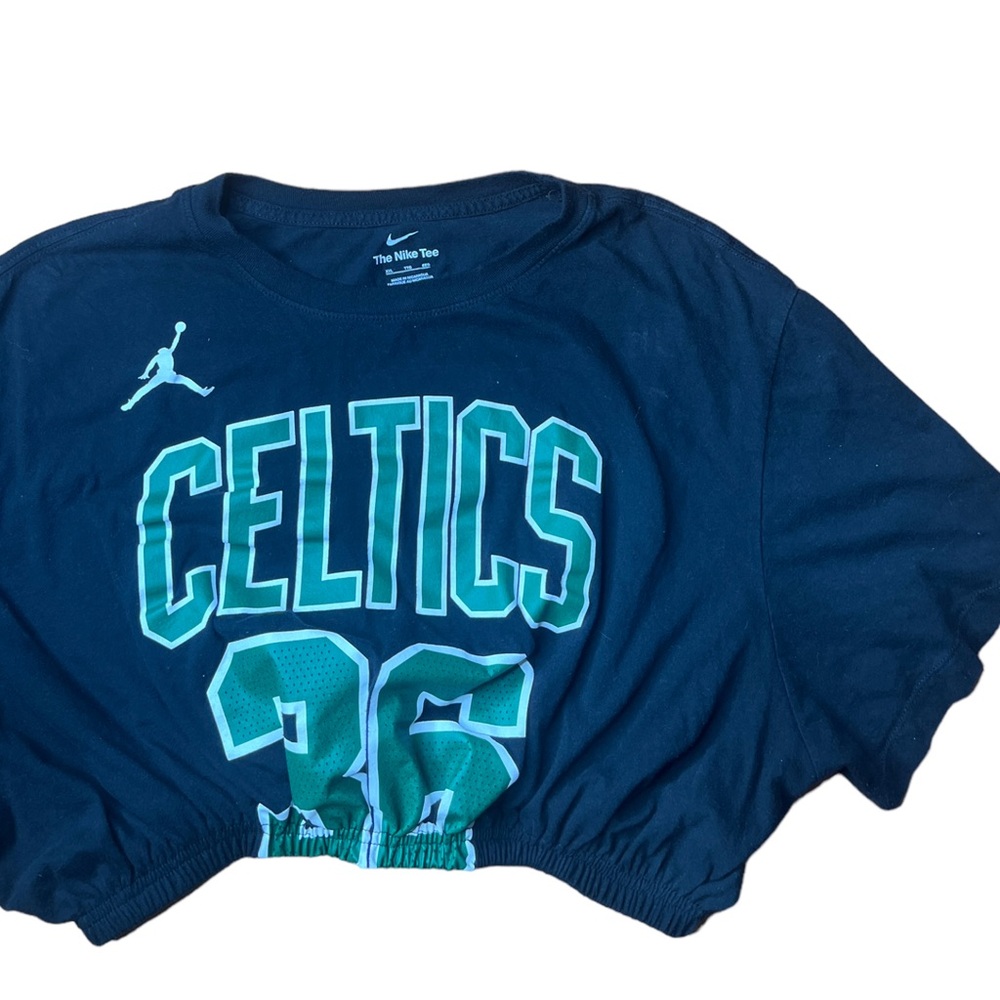 Boston Celtics Reworked Crop Top - Picture 4 of 4